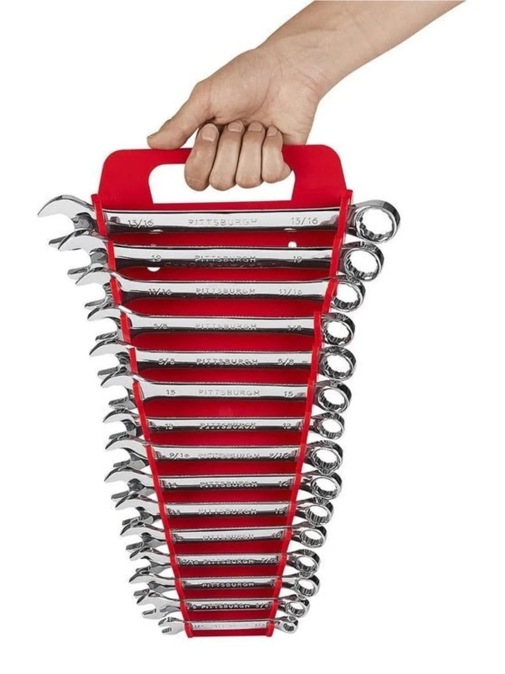 U.S. General 15-Slot Wrench Organizer, 2-Piece